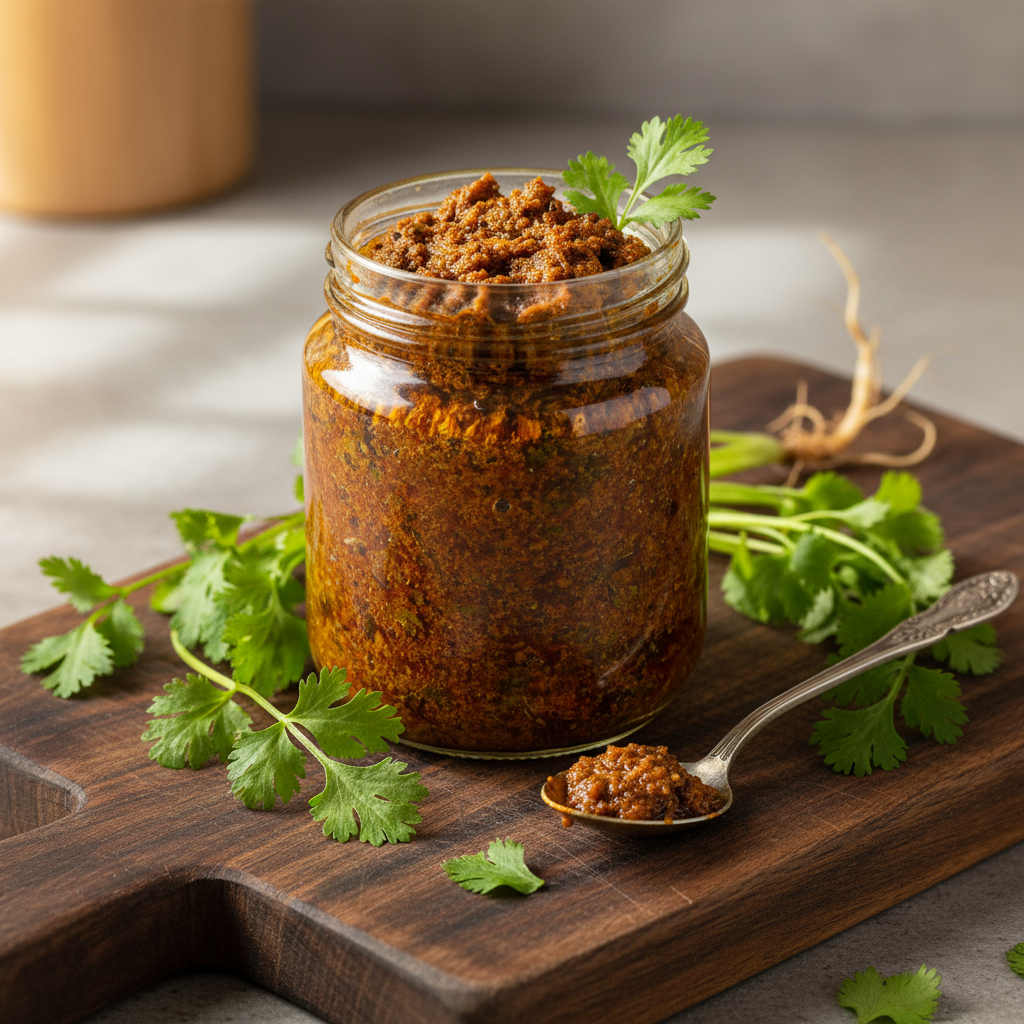 கொத்தமல்லி தொக்கு\Kotthamalli Thokku