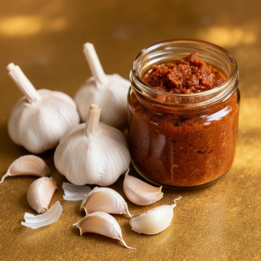 பூண்டு தொக்கு/Garlic Thokku