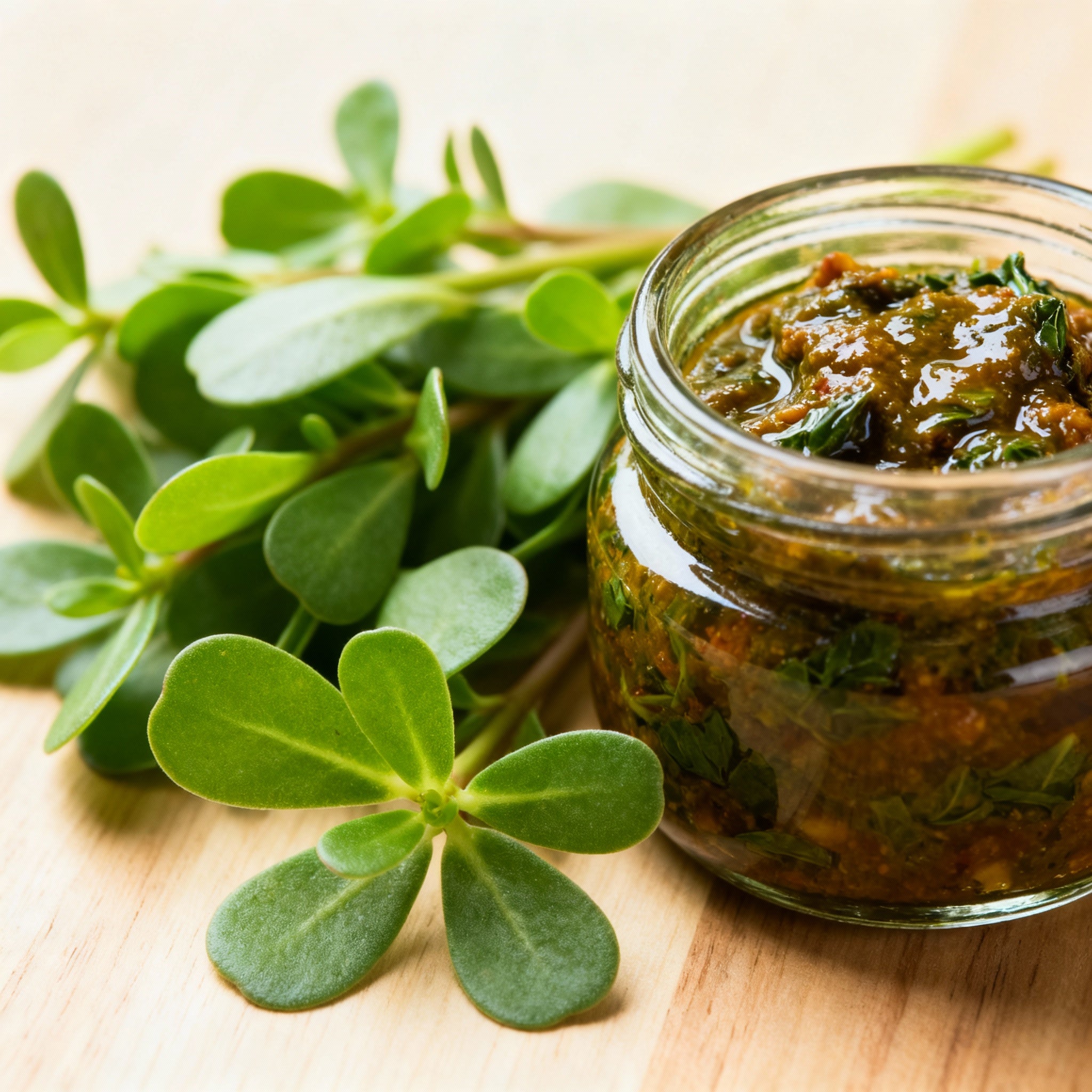 புளுசக்கீரை தொக்கு\Puluchakeerai (Purslane) Thokku